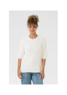 Cream Lini Knit Pullover in Snow White by Cream