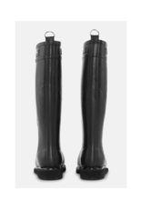 Ilse Jacobsen Tall Rubber Lace-Up Rainboots in Black by Ilse Jacobsen