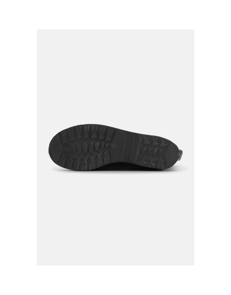 Ilse Jacobsen Short Rubber Lace-Up Rainboots in Black by Ilse Jacobsen