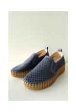 Ilse Jacobsen Tulip Slip-On in Ombre Blue Mocca by Ilse Jacobsen