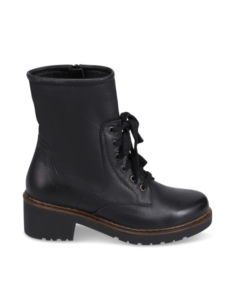 Bueno Nichola High-Calf Lace-up Boot in Black by Bueno