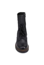 Bueno Nichola High-Calf Lace-up Boot in Black by Bueno