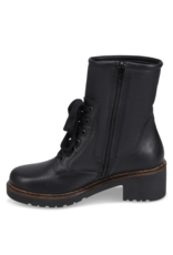 Bueno Nichola High-Calf Lace-up Boot in Black by Bueno