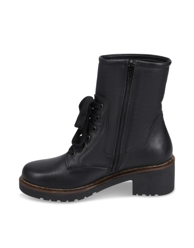 Bueno Nichola High-Calf Lace-up Boot in Black by Bueno