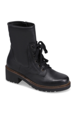 Bueno Nichola High-Calf Lace-up Boot in Black by Bueno