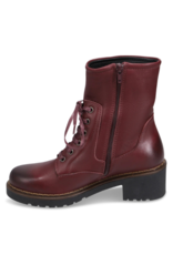 Bueno Nichola High-Calf Lace-up Boot in Merlot by Bueno