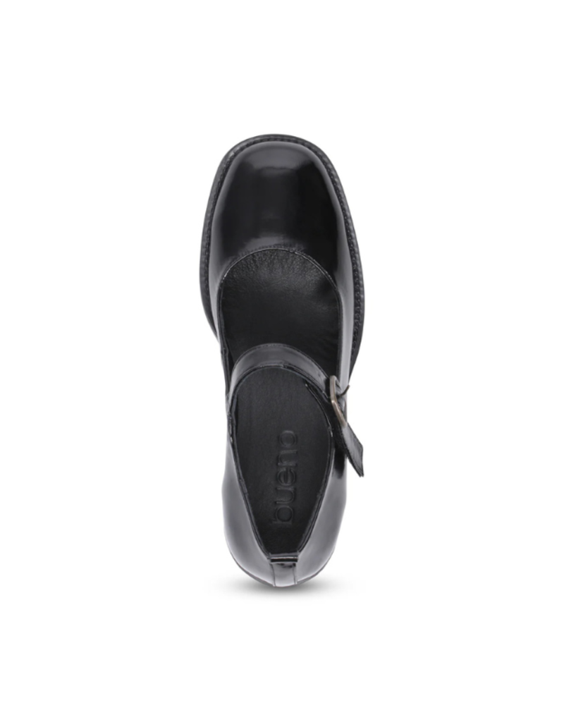 Bueno Reese Maryjane Heels in Black Patent Leather by Bueno