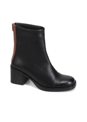 Bueno Rina High Calf Boot with Heel in Black Walnut by Bueno