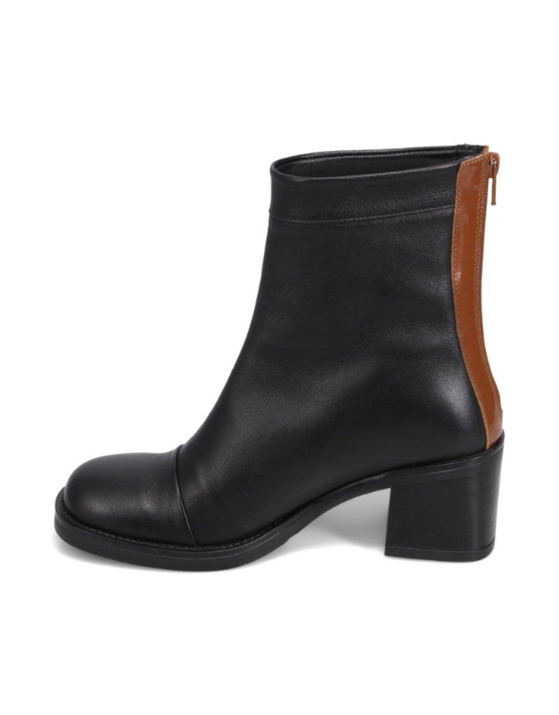 Bueno Rina High Calf Boot with Heel in Black Walnut by Bueno