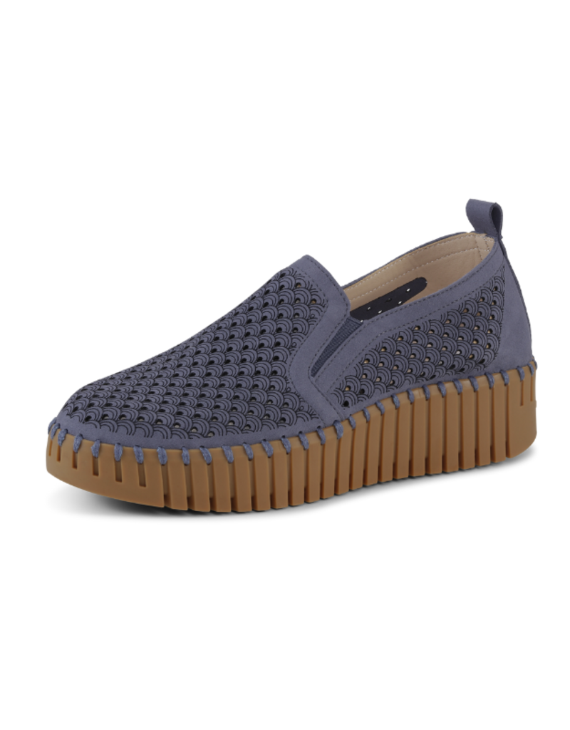 Ilse Jacobsen Tulip Slip-On in Ombre Blue Mocca by Ilse Jacobsen