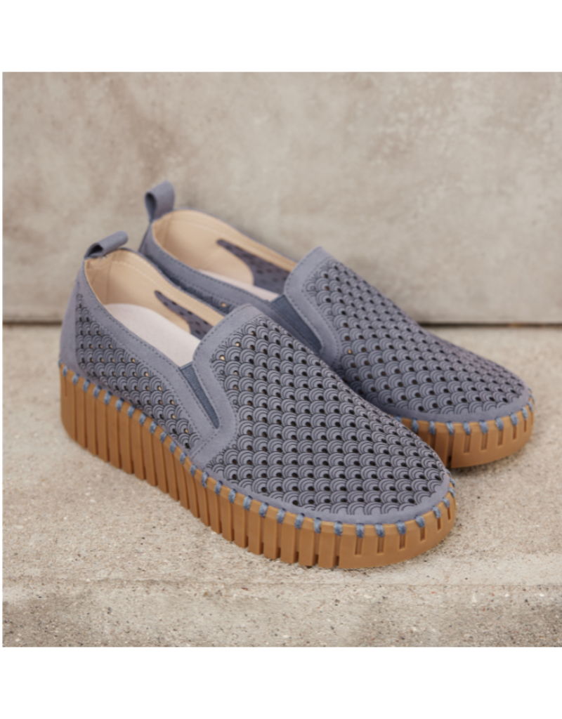 Ilse Jacobsen Tulip Slip-On in Ombre Blue Mocca by Ilse Jacobsen
