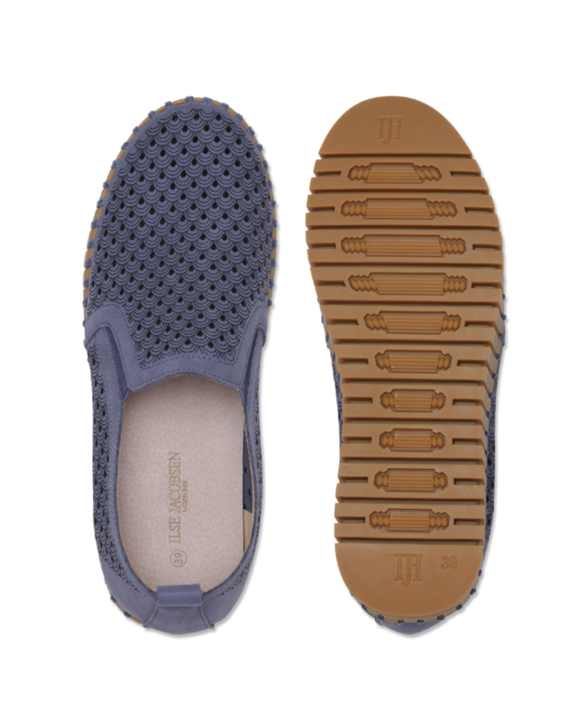 Ilse Jacobsen Tulip Slip-On in Ombre Blue Mocca by Ilse Jacobsen