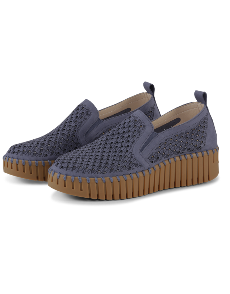 Ilse Jacobsen Tulip Slip-On in Ombre Blue Mocca by Ilse Jacobsen
