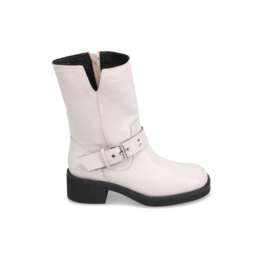 Bueno Deborah Motorcycle Boot in Ice by Bueno