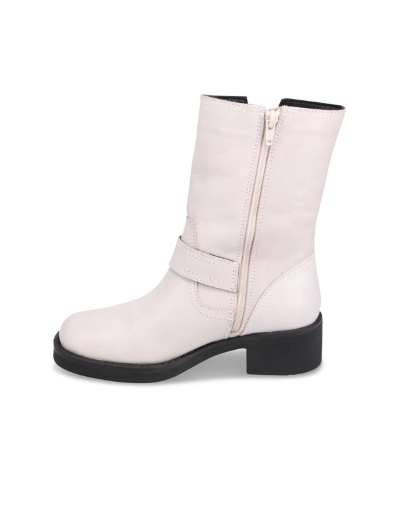 Bueno Deborah Motorcycle Boot in Ice by Bueno
