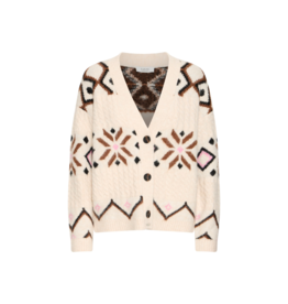 b.young Melpa Cardigan in Birch Melange by b.young