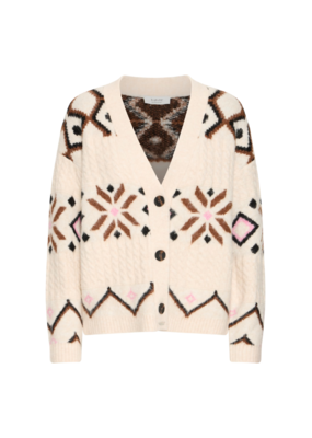 b.young Melpa Cardigan in Birch Melange by b.young