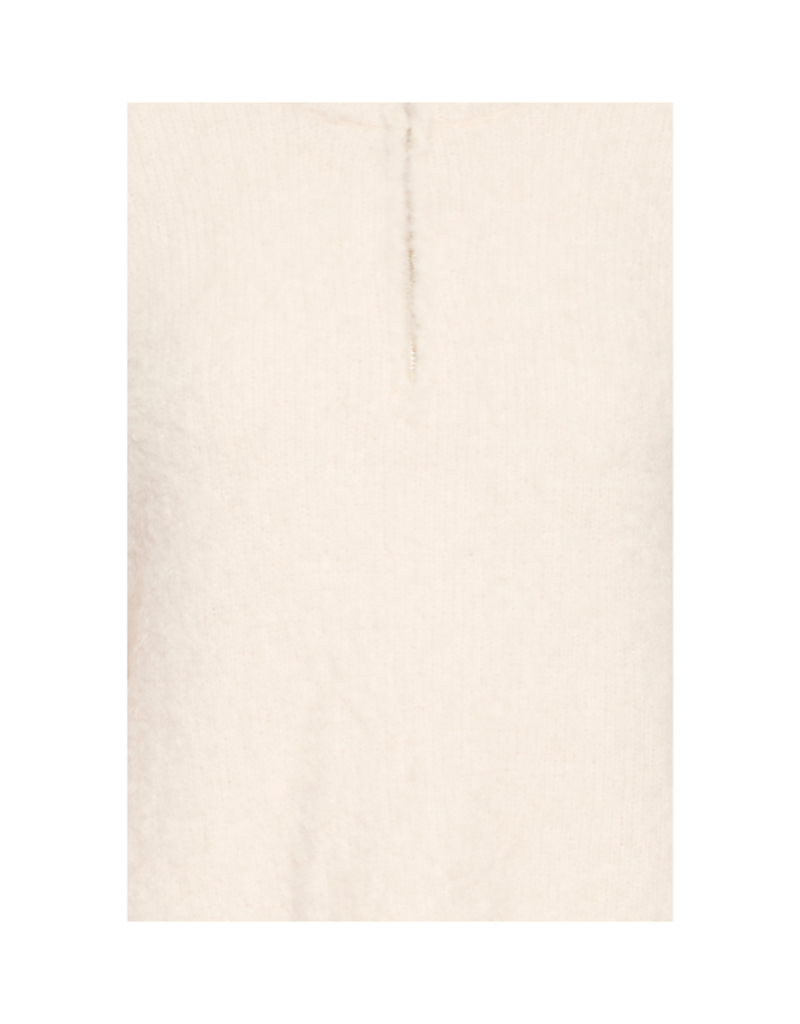 b.young Omanta Halfzip Sweater in Birch Melange by b.young