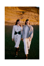 b.young Omanta Halfzip Sweater in Birch Melange by b.young