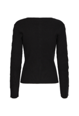 ICHI Dollis Cardigan in Black by ICHI