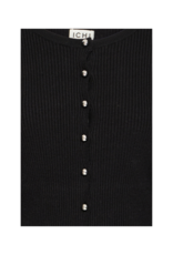 ICHI Dollis Cardigan in Black by ICHI
