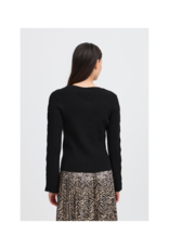 ICHI Dollis Cardigan in Black by ICHI