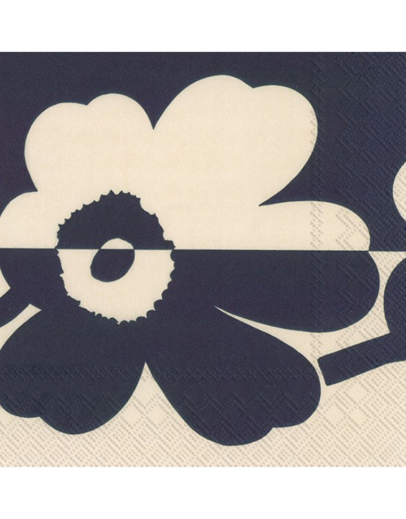 SUUR UNIKKO Linen Blue Marimekko Lunch Napkins