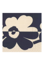SUUR UNIKKO Linen Blue Marimekko Cocktail Napkins