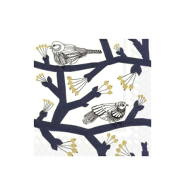 PAKKANEN Dark Blue Marimekko Cocktail Napkins