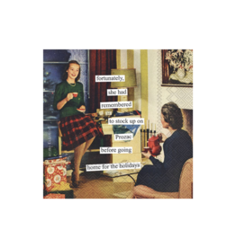 Prozac Christmas Cocktail Napkins
