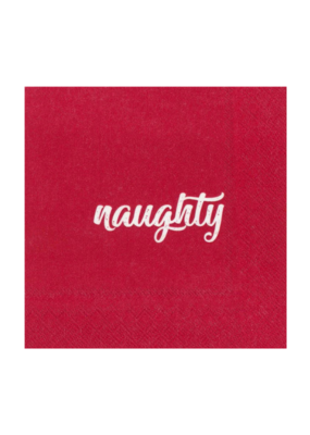 Naughty & Nice Cocktail Napkins