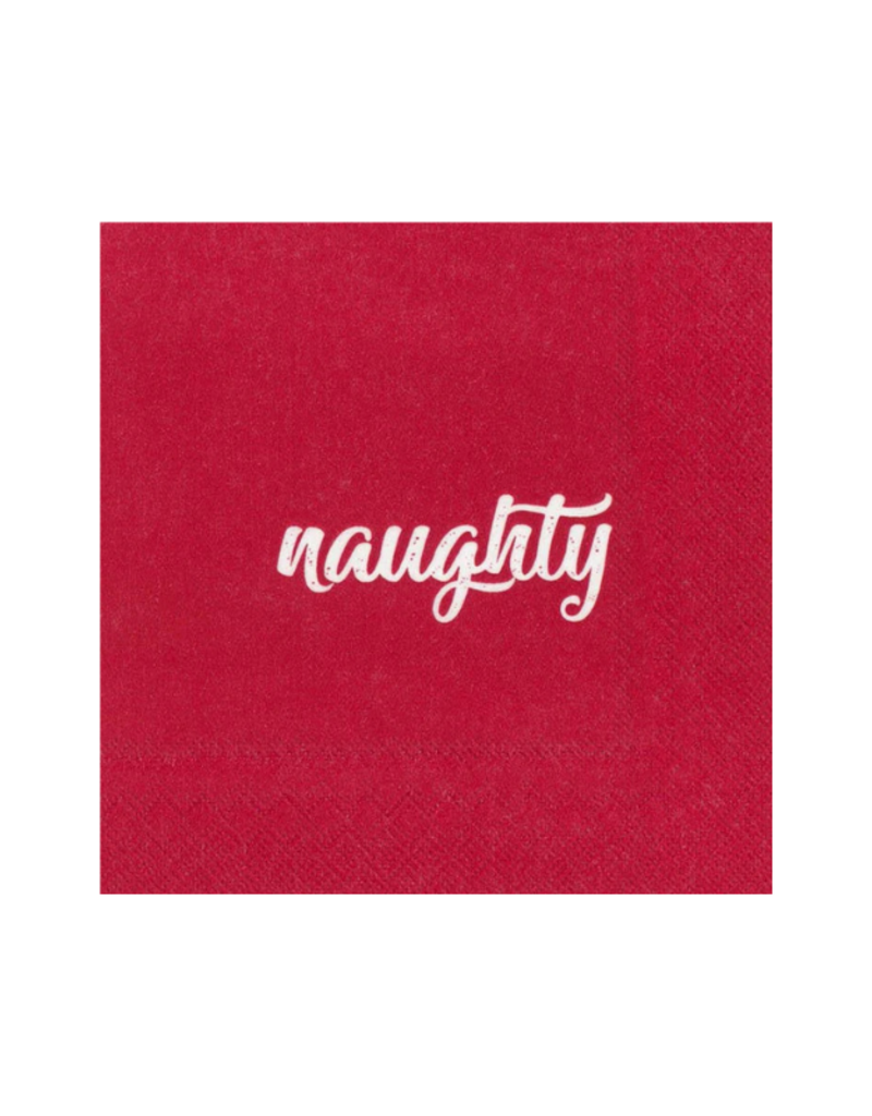 Naughty & Nice Cocktail Napkins