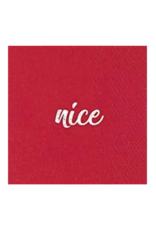 Naughty & Nice Cocktail Napkins