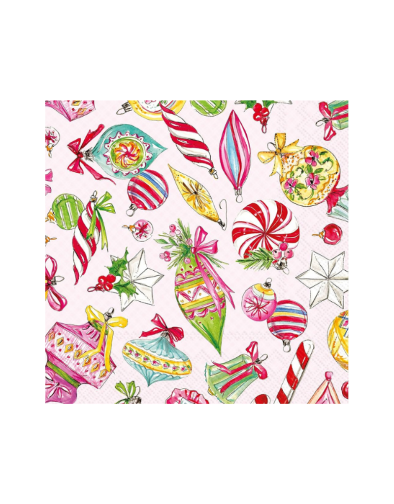 Vintage Ornaments Cocktail Napkins