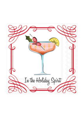Holiday Spirit Cocktail Napkins