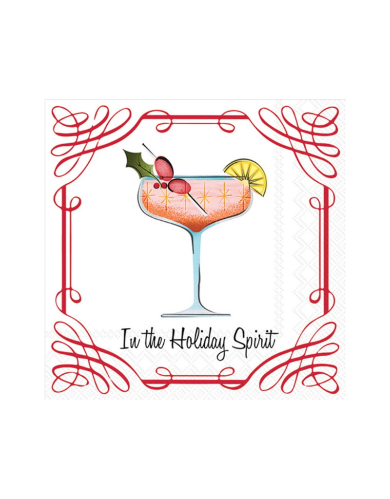 Holiday Spirit Cocktail Napkins