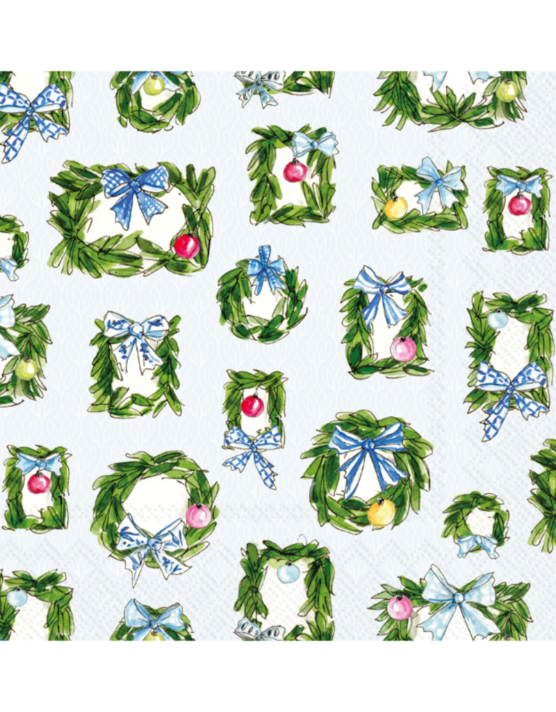 Boxwood Ornaments Lunch Napkins