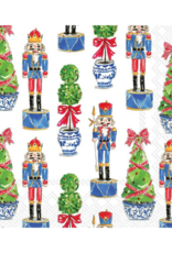 Nutcrackers & Topiary Lunch Napkins