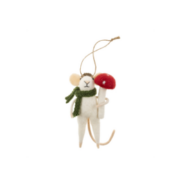 Indaba Trading Foraging Franklin Mouse Ornament