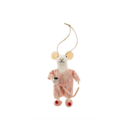 Indaba Trading Sunday Sloane Mouse Ornament