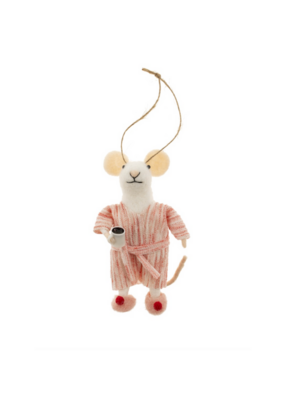 Indaba Trading Sunday Sloane Mouse Ornament