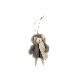 Indaba Trading Snowboarding Silas Mouse Ornament