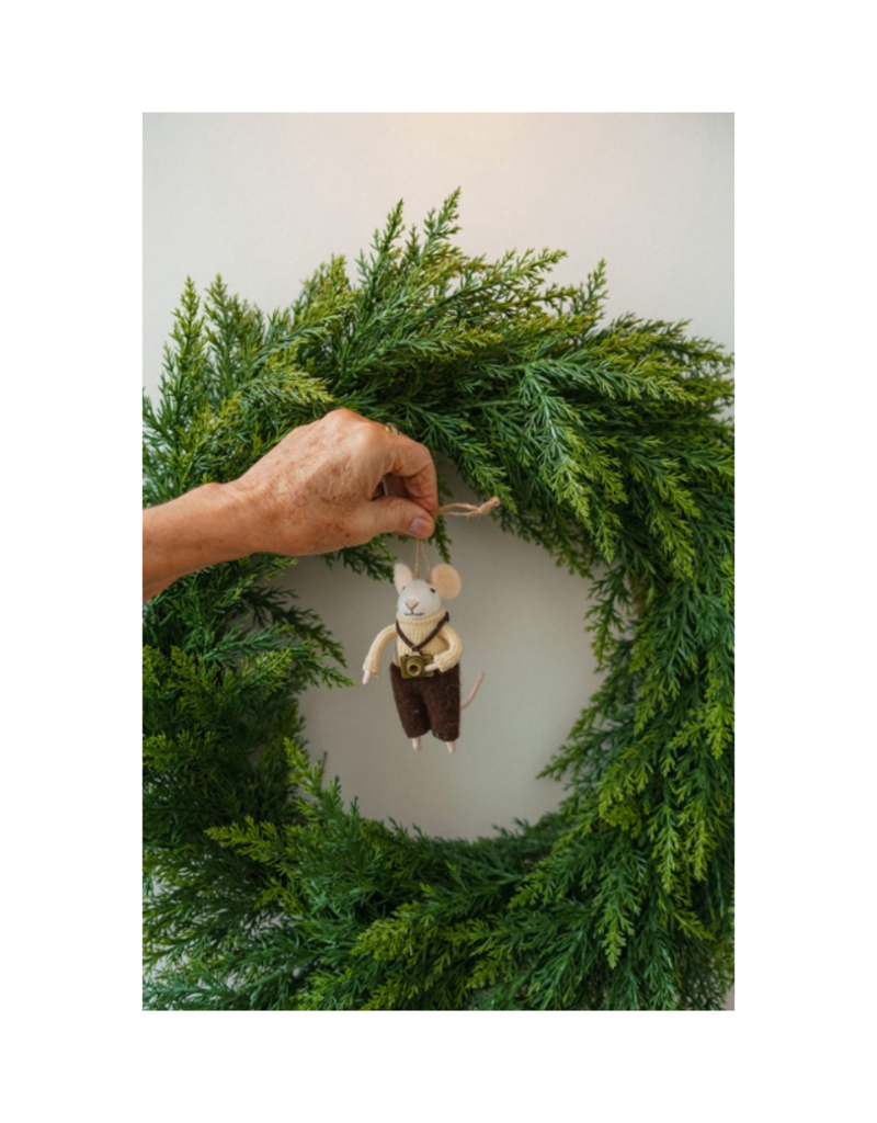 Indaba Trading Photographer Philip Mouse Ornament