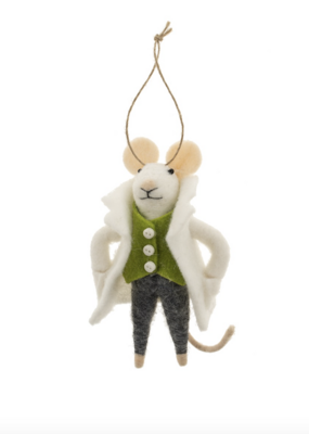 Indaba Trading Peacoat Parker Mouse Ornament
