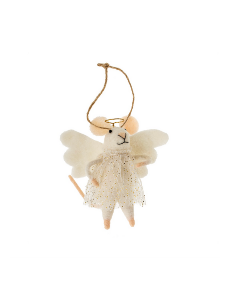 Indaba Trading Heavenly Hana Mouse Ornament