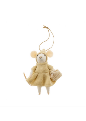 Indaba Trading Prairie Penelope Mouse Ornament