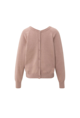 YAYA Double V-Neck Sweater in Blush Pink by YAYA