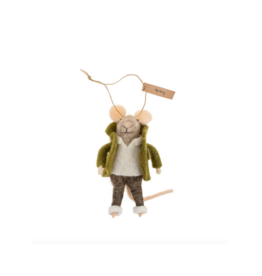 Indaba Trading Hip Harry Mouse Ornament