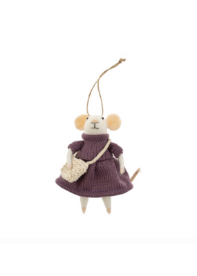 Indaba Trading Craft Fair Carla Mouse Ornament