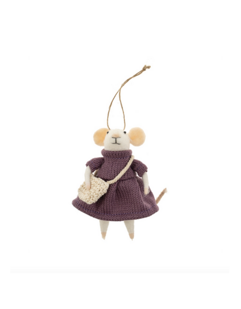 Indaba Trading Craft Fair Carla Mouse Ornament